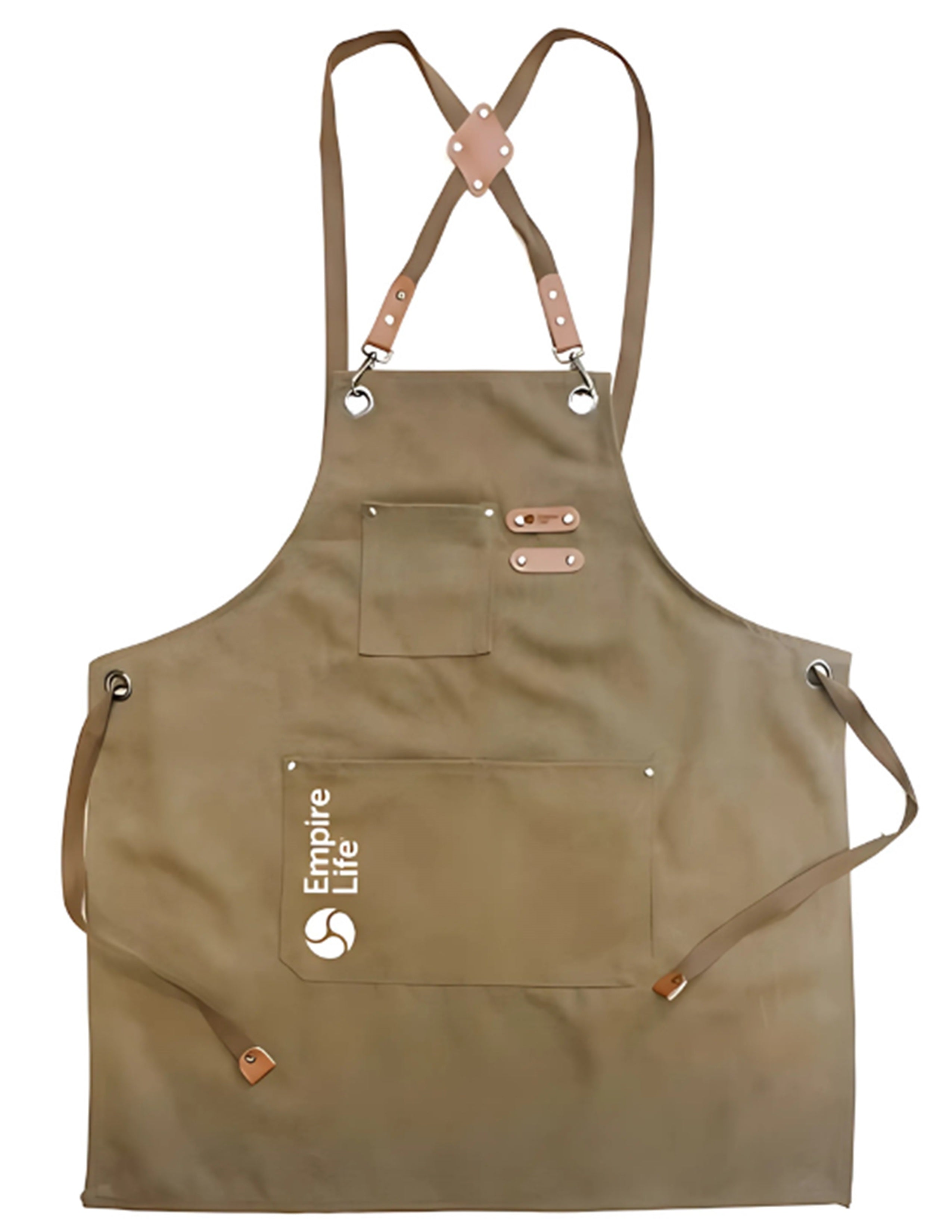 Canvas Apron With Removable Name Patch