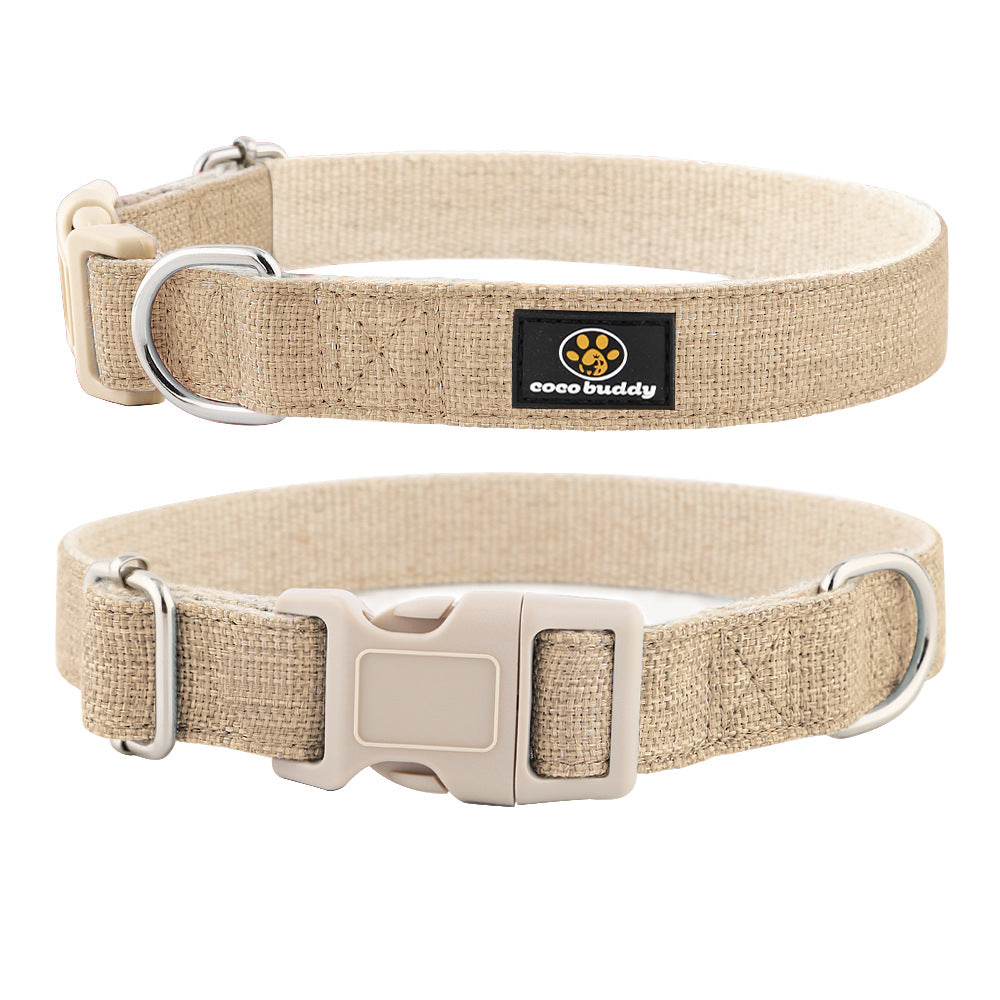 Natural Hemp Dog Collar