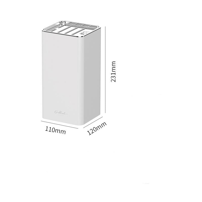 Porta cuchillos de forma cuadrada