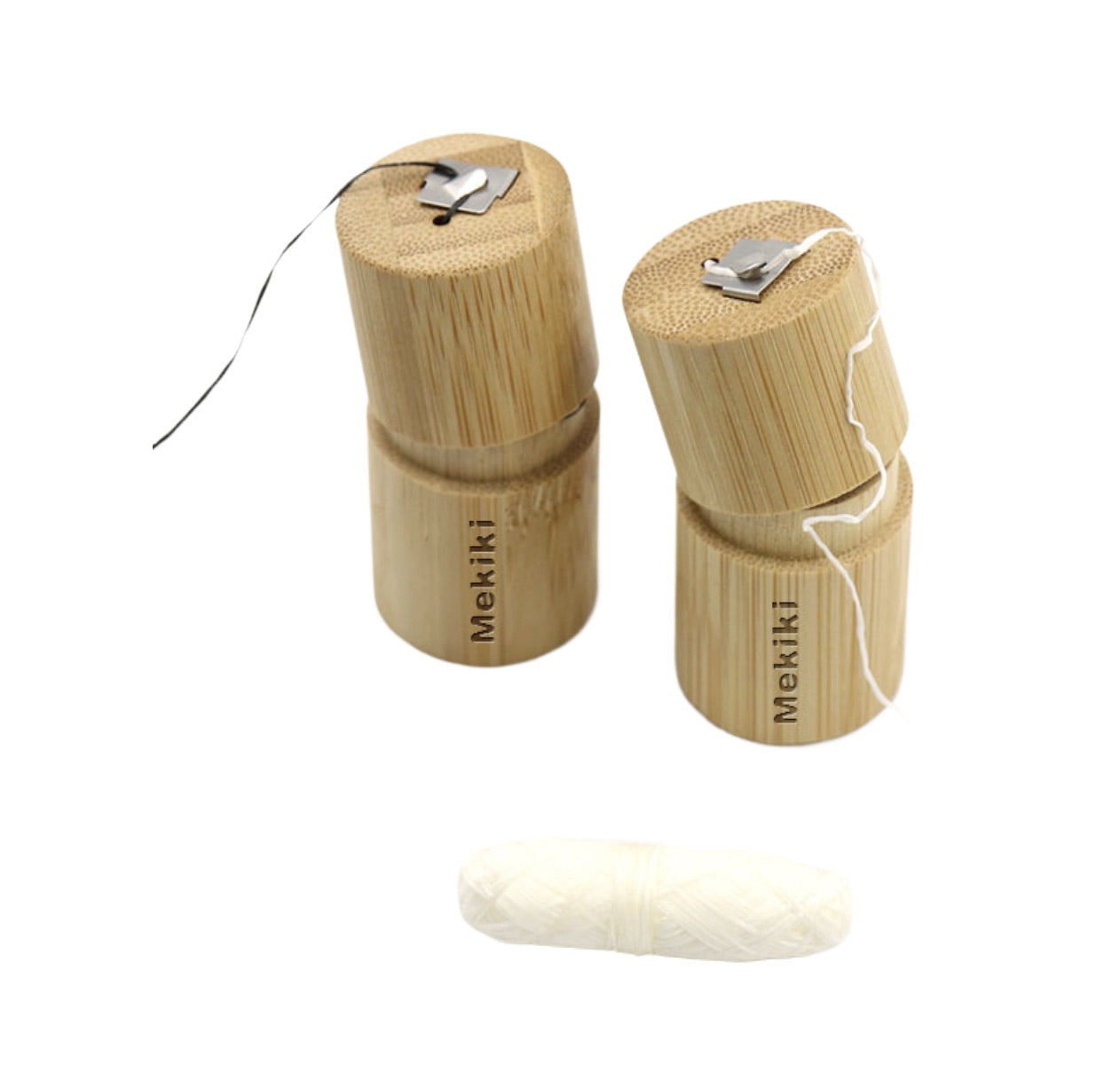 Corn Fibre Dental Floss With Bamboo Dispe