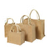 Eco Friendly Reusable Yellow Burlap Bags