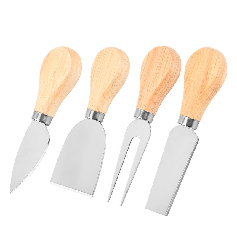 4 Stainless Steel Cheese Knives