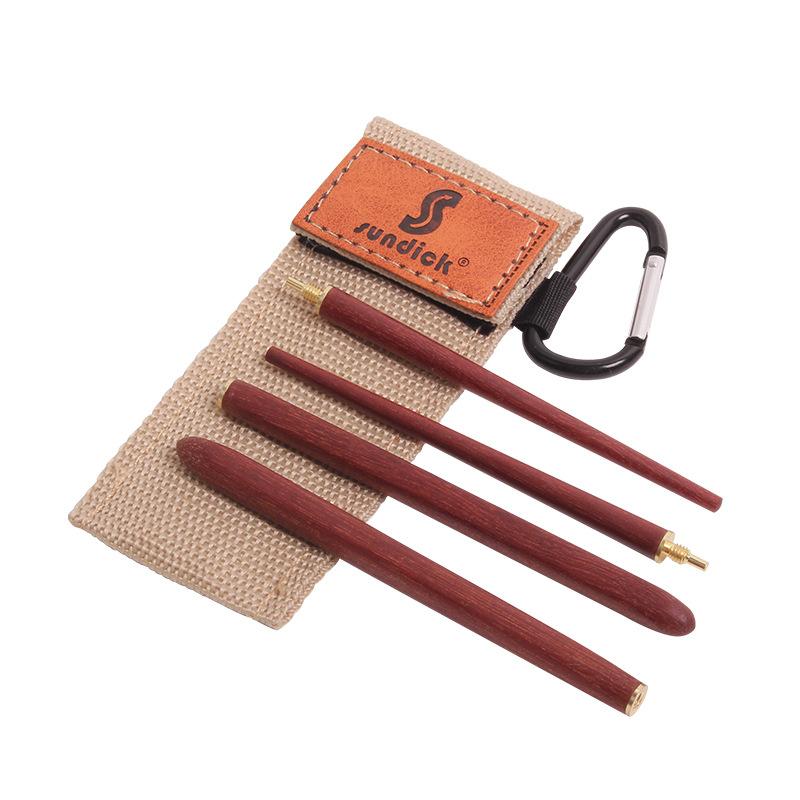 Collapsible Wooden Chopsticks Pouch