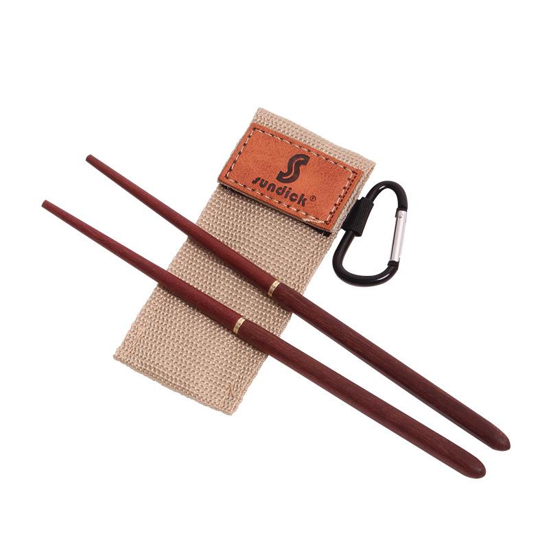 Collapsible Wooden Chopsticks Pouch