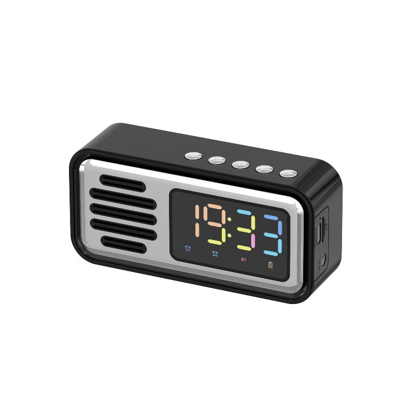 Retro Alarm Clock Bluetooth Speaker