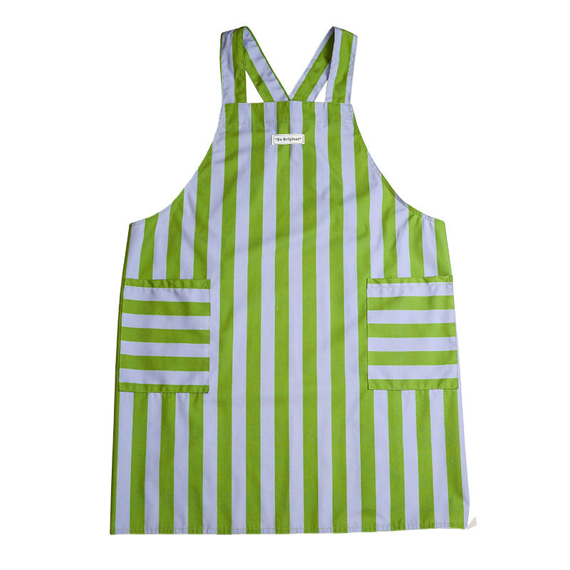 Retro Striped Apron