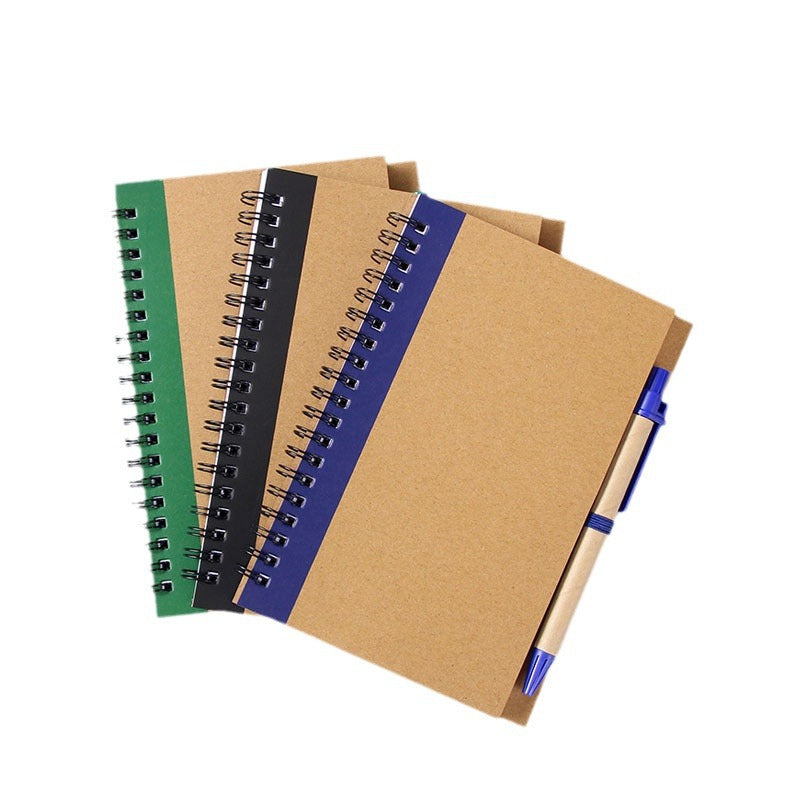 Kraft Paper Coil Notebook