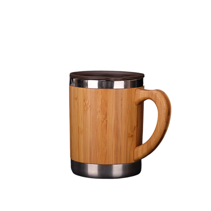 Bamboo Coffee Mug With Lid