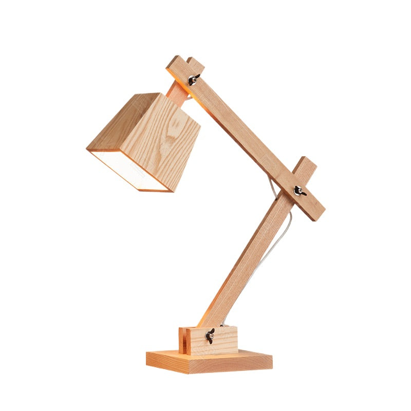 Wooden Desk Lamp