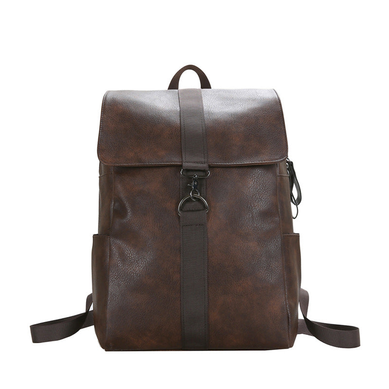 Mochila retro de cuero