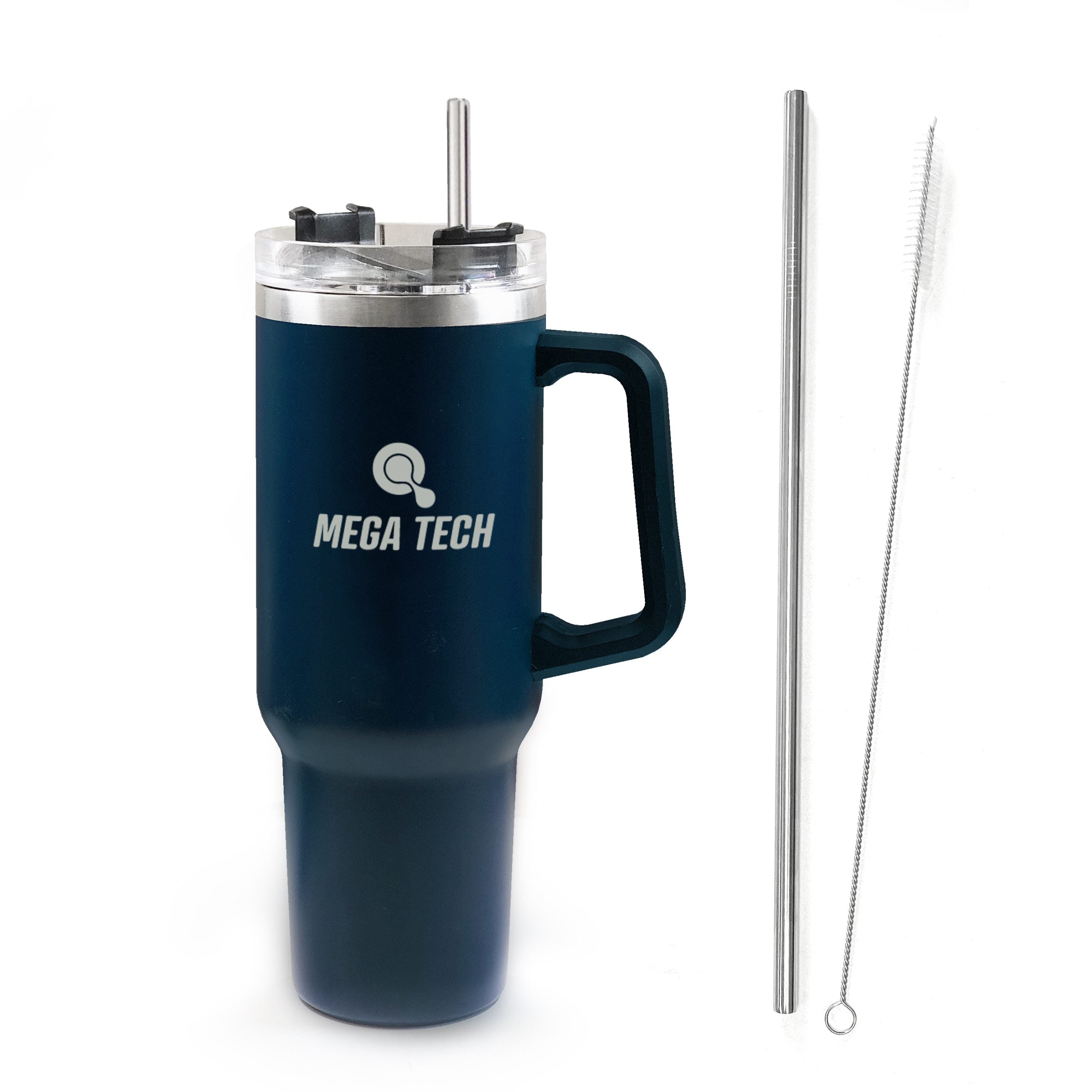 Ac042 40 Oz Stainless Steel Tumbler With Straw Set