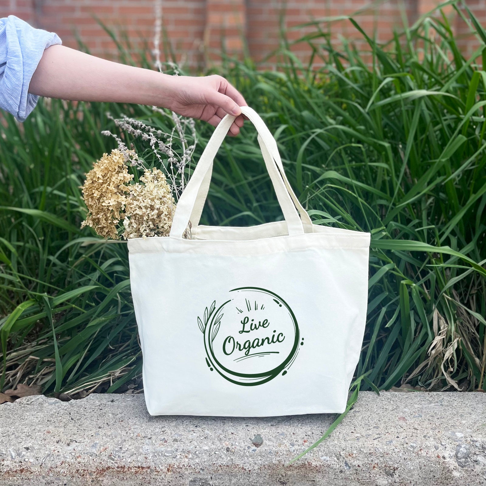 12oz 100% Cotton Canvas Tote