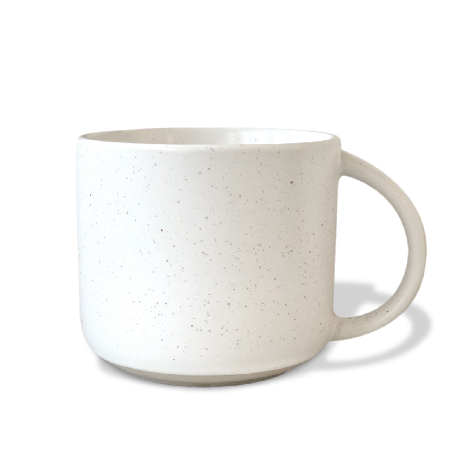 TAZA DE CAFÉ DE GRES MOTEADO