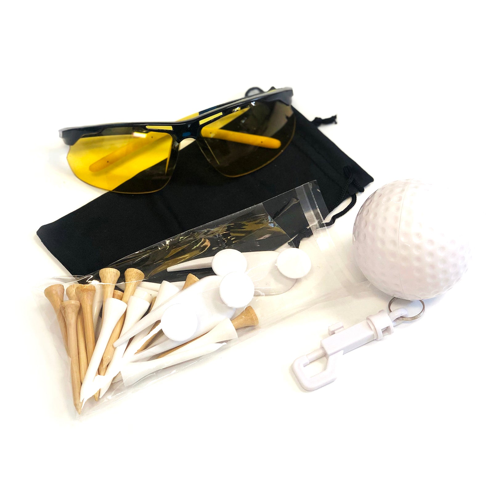 GOLF ACCESSORIES IN A BAG