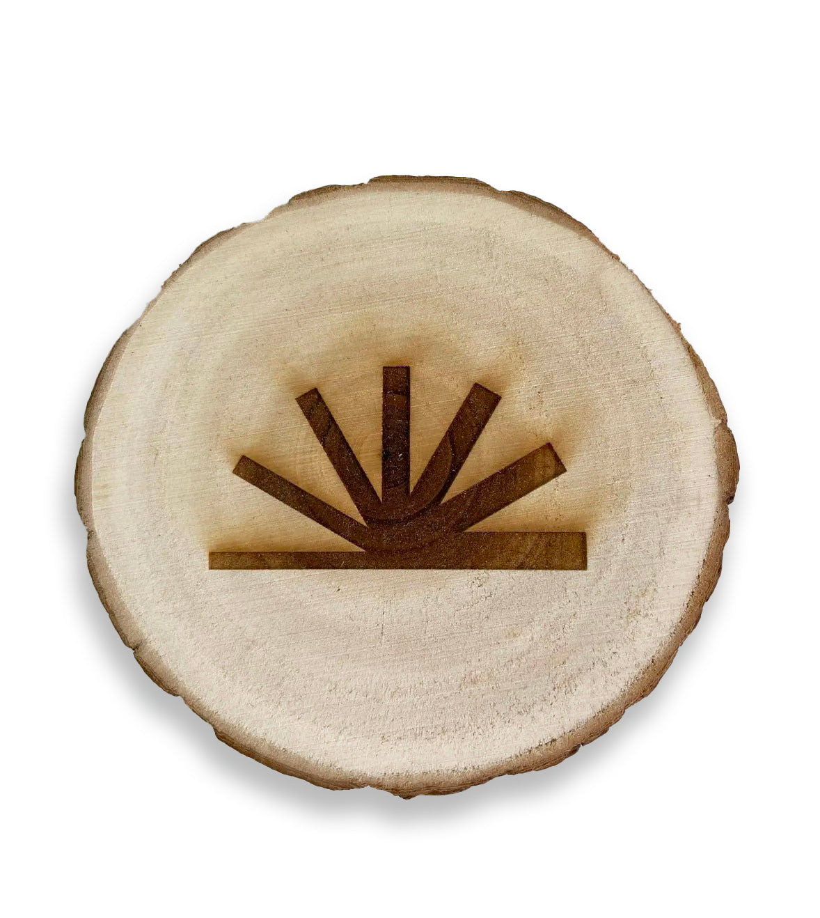 Natural Wooden Coaster (single)