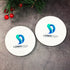 Marble Coaster Set (set Of 2) - Round