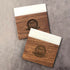 Canadian Walnut Coaster Set Of 2