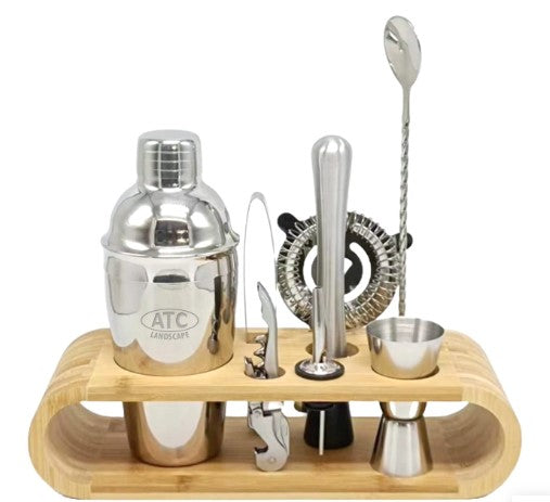 8pcs Stainless Steel Cocktail Shaker Set