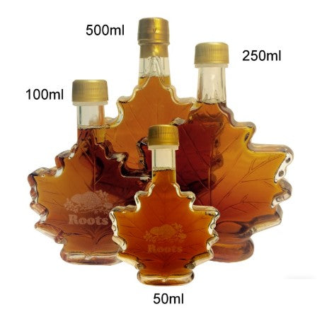 50ml Maple Syrup In Leaf Bottle