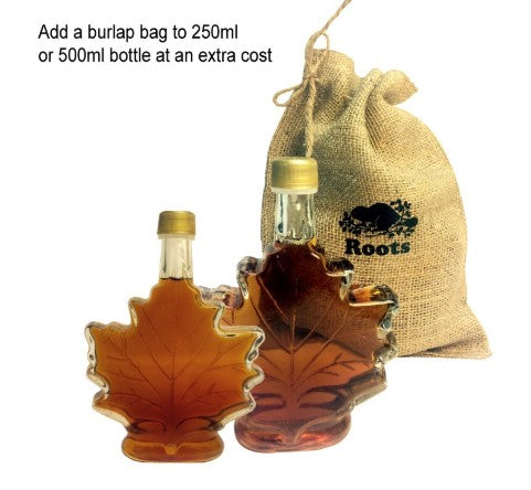 50ml Maple Syrup In Leaf Bottle