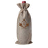 SYNTHETIC BURLAP WINE BAG