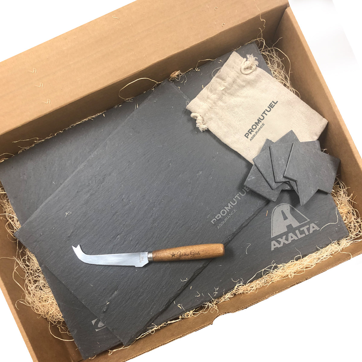 SLATE CHEESE SERVING SET