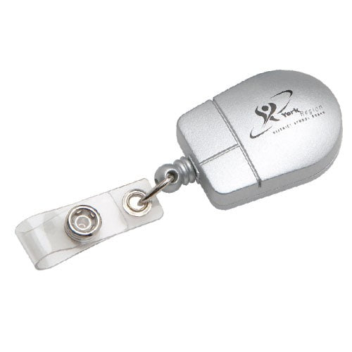 BADGE HOLDER SILVER - CLEARANCE