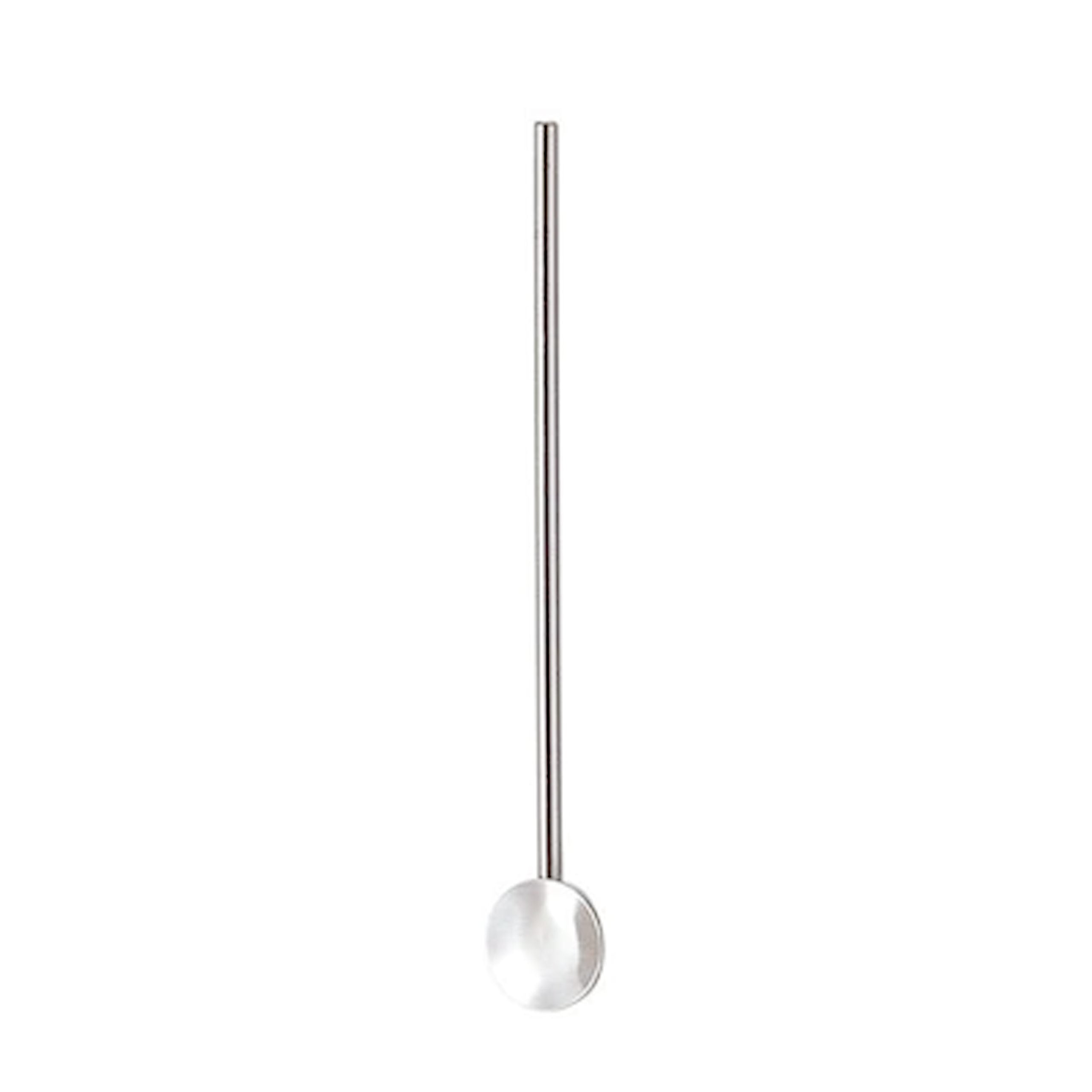 SINGLE STAINLESS STEEL COCKTAIL SPOON STRAW