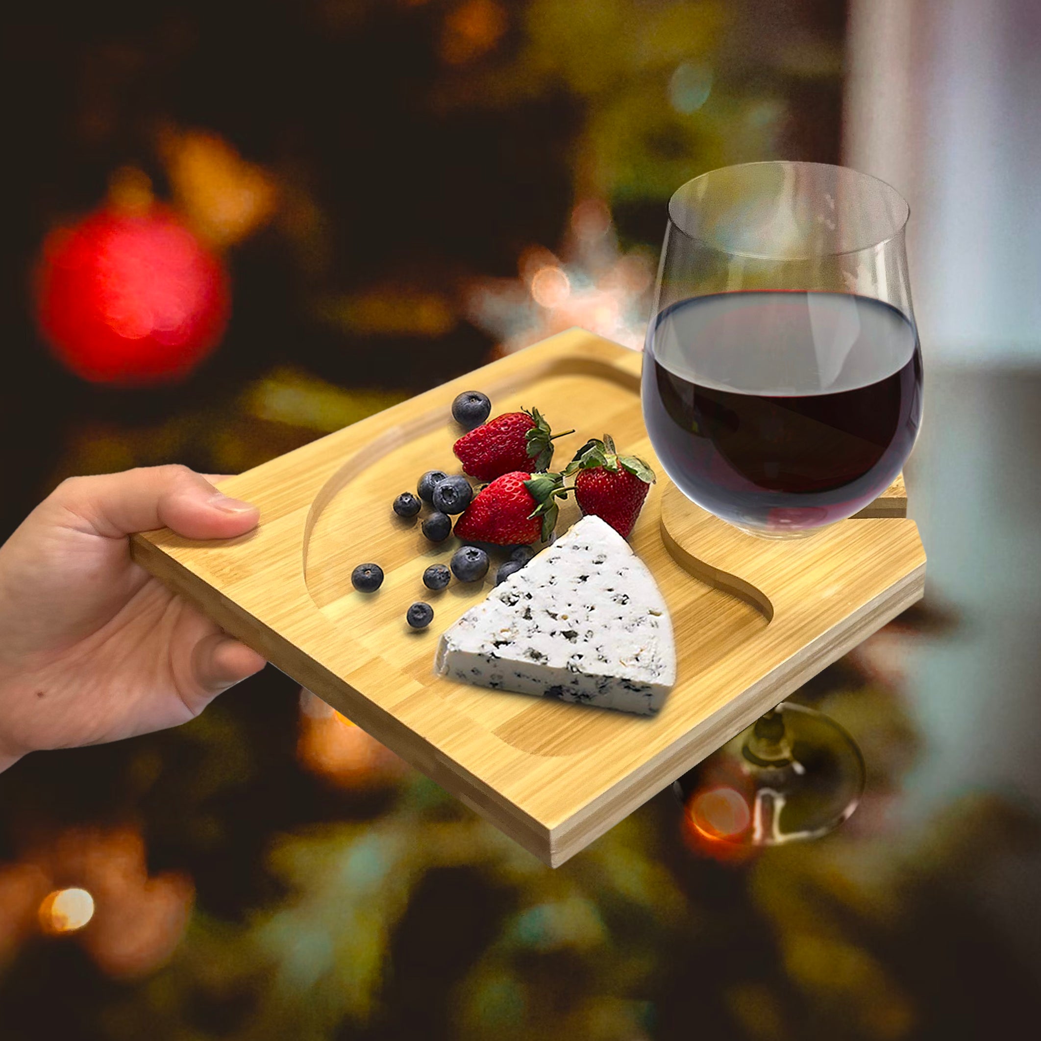 WINE AND APPETIZER TRAY